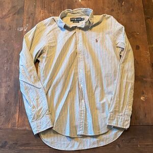 Ralph Lauren Men's Pastel Striped Button Down Shirt